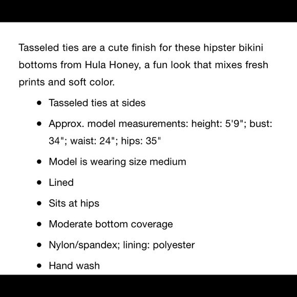 Small NWT Hula Honey Leaf Breeze Bikini Top & Bottoms Lace Up Front High Neck - Picture 11 of 13